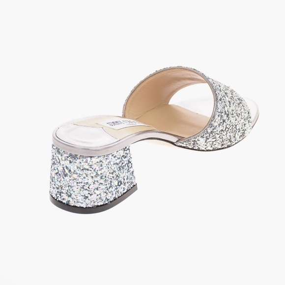 Jimmy Choo Women’s Sequined Minea 45 Slippers Size 37.5/7.5 - Picture 6 of 12